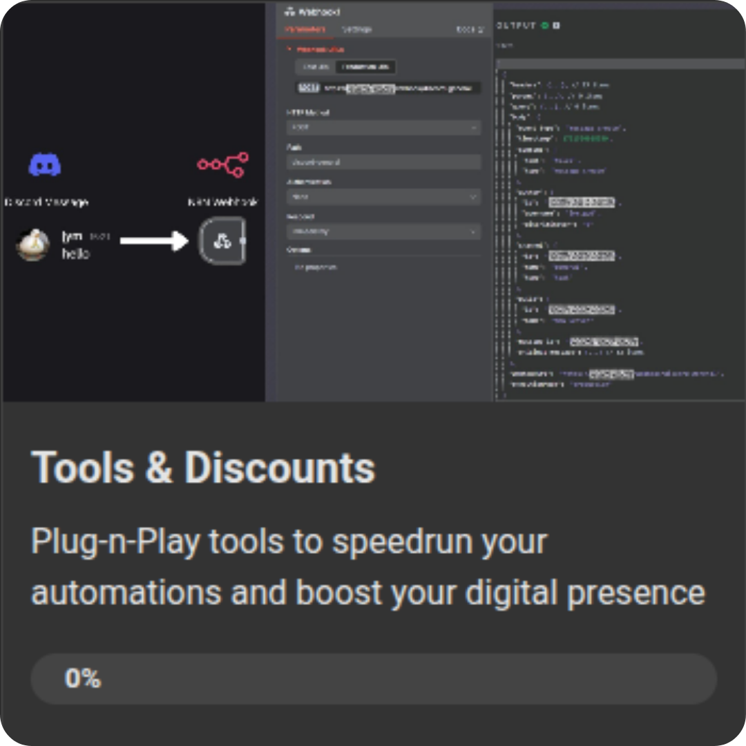 Tools and Discounts classroom - Access exclusive tools and member discounts